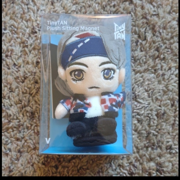 BTS TinyTan Plush Sitting Magnet Set of 3 Members: RM, V, Jimin - unopened - Picture 11 of 16